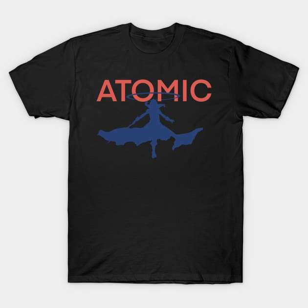 Cid Kagenou said I am ATOMIC in a cool silhouette pose the Most iconic moment from the Eminence in Shadow anime show in episode 5 T-Shirt by Animangapoi